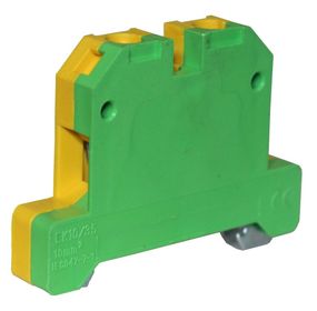 Клема "PE" КНГз-SAK-10EK 61А 0.5-10мм2 гвинтова жовто-зелена DIN-рейку без маркера Ny95505478