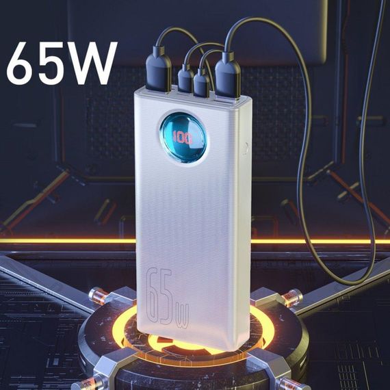 Повербанк Baseus Amblight 30000mAh 65W 4USB/2Type-C, PD/QC3A Quick Charge | Зображення 3