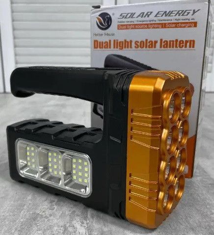 Акумуляторний ліхтар прожектор Hotter Mouse 7701-B сонячна панель | Зображення 2