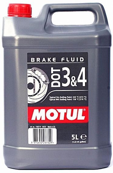 Гальмівна рідина Motul DOT 3&4 5л.