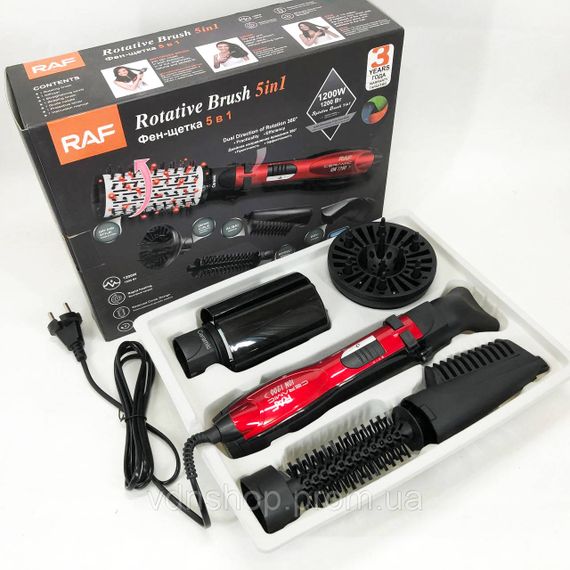 Фен професійний складаний RAF, Щітка сушка для волосся, Фен для волосся з налаштуваннями DO-64 | Зображення 9