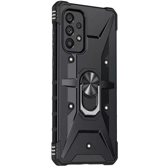 Ударостійкий чохол Pathfinder Ring для Samsung Galaxy A13 4G / A23 4G / M13 4G / M23 5G / A04s Чорний / Black | Зображення 1