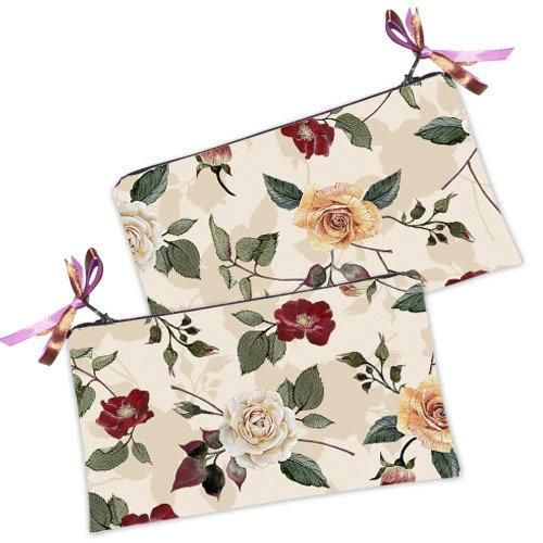 Косметичка женская Розочки 20х12 см (K_FFL026)