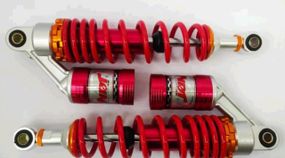 Амортизаторы   (пара) Delta   325mm, газомасляные   (красные)   KOMATCU