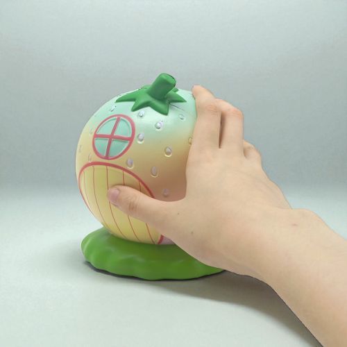 Іграшка-антистрес з ароматом Squishy Полуничний будиночок ЖОВТО-РОЖЕВИЙ | Зображення 1