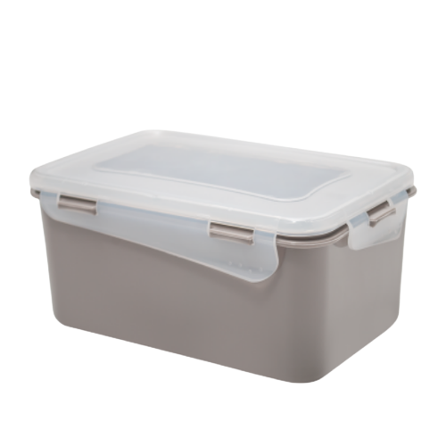 Контейнер універсальний 0,65 л прямокутний какао/прозорий Фієста Алеана