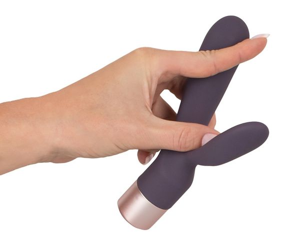 Вібратор кролик з 10 режимів вібрації Elegant Series Double Vibe Sex Aura | Зображення 5