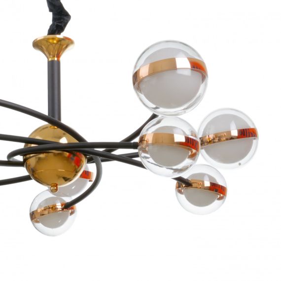 Люстра молекула подвесная LED 90W WW+NW+CW BK+GD (BL-796S/10) | Зображення 5