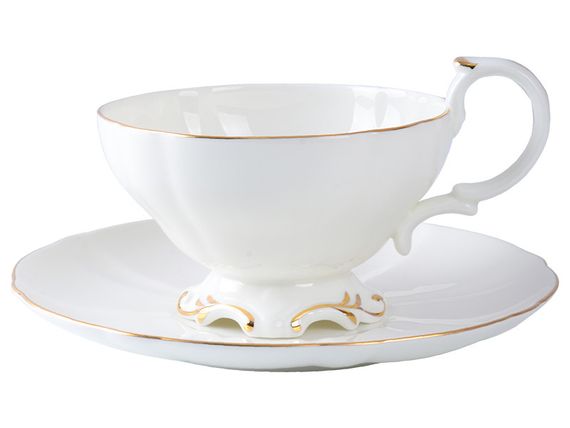 Елітний чайний сервіз із тонкої порцеляни Royal Classic (12 предметів, 200 мл)