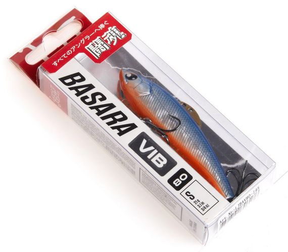 Воблер тонущ. вертикал. Lucky John Лаки Джон BASARA VIB S 80.00/145 | Зображення 1