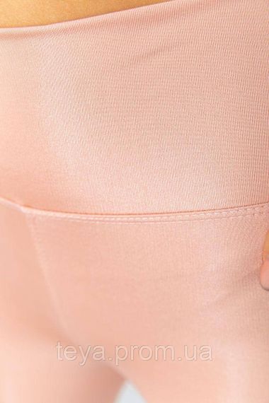 Лосини жіночі з біфлексу колір персиковий розмір M FA_003986 | Зображення 4