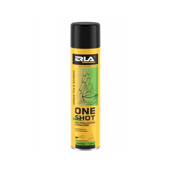K2 ERLA ONE SHOT нейтралізатор запаху та освіжувач зелений чай бамбук 600 ml R423