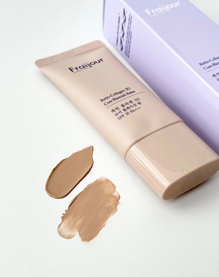 ВВ-крем для обличчя з ретиналем та колагеном Fraijour Retin-Collagen 3D Core Blemish Balm SPF 30 PA+++ (50 ml) | Зображення 2