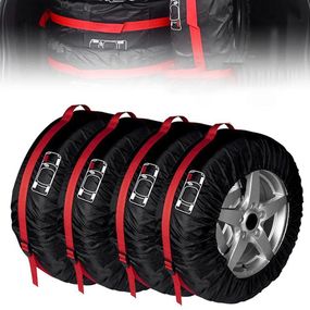 Комплект чохлів для коліс 4 шт, R13-R16 / Чохли для зберігання шин / Набір чохлів на запаску