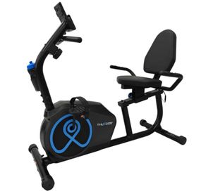 Велотренажер горизонтальний THUNDER JET чорно-синій