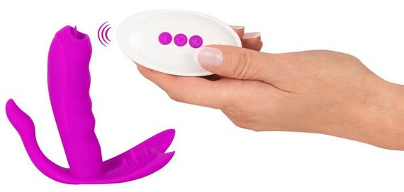 Вібратор з підігрівом у трусики LICKING на пульті sexstyle | Зображення 3