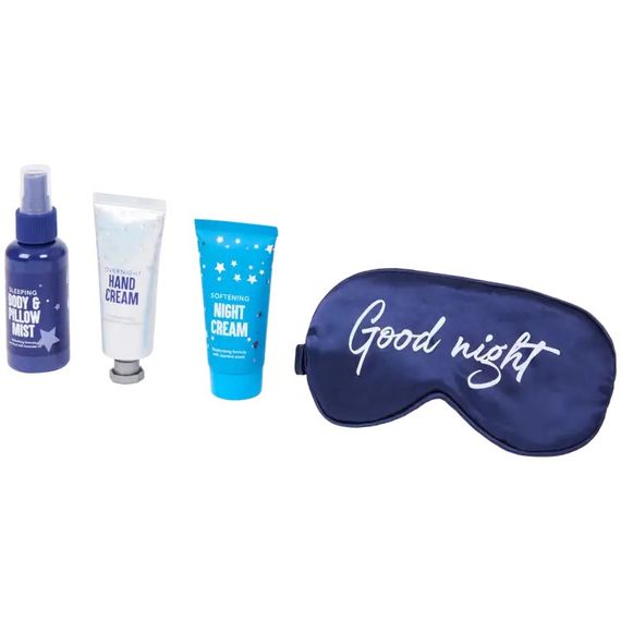 Подарунковий набір Sleeping Kit (body mist, hand cream, night cream, sleep mask) | Зображення 1