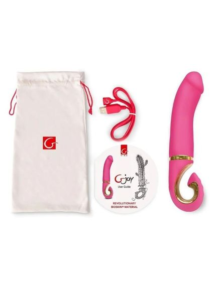 Вібратор нереалістичний Gjay Gvibe, рожевий, 22 см х 3.7 см Sex Aura | Зображення 4