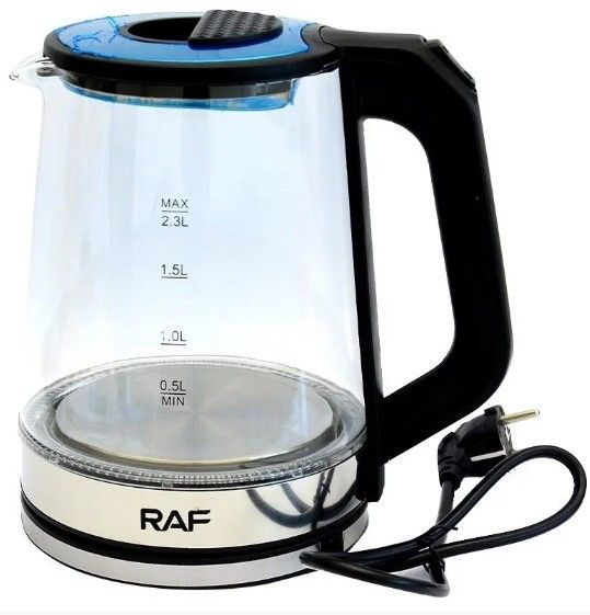 Электрочайник RAF 2.2л черный.