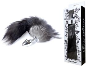 Анальная пробка ( размер S ) с хвостом Boss Series - Fox TAIL Black XXL, BS6400097 sexstyle