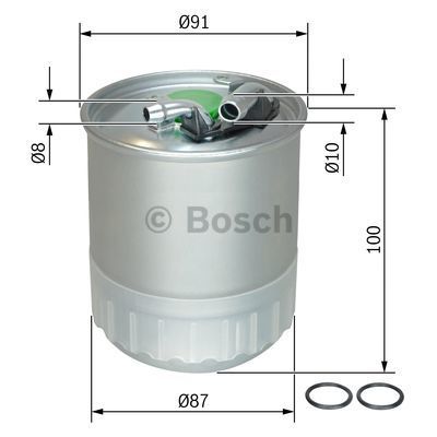 Фильтр топливный Bosch F 026 402 056 | Зображення 4
