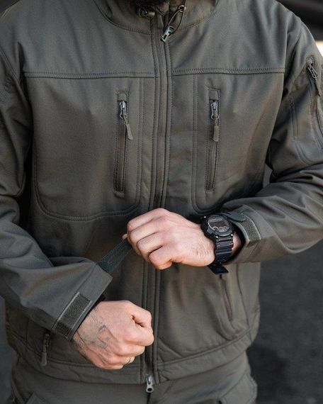 Міська тактична куртка MAXIMUS софтшел light grey ПП7983 | Зображення 4