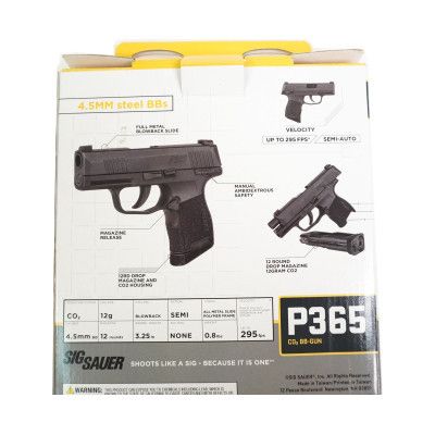 Пневматический пистолет Sig Sauer Air P365 Blowback (AIR-P365-BB) | Зображення 5