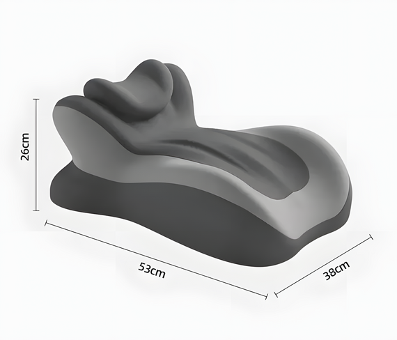 Ергономічна клинуватий подушка з memory foam для шиї, спини та ніг | Зображення 3