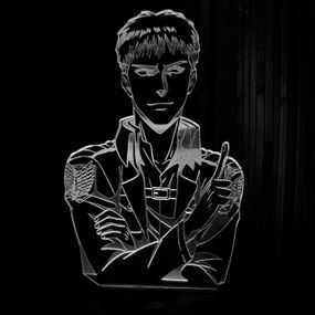 Акриловый светильник-ночник Жан Кирштайн белый tty-n001049