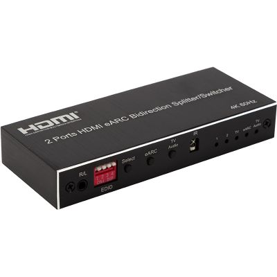Разветвитель PowerPlant 2 Ports HDMI eARC (CA914906) | Зображення 1
