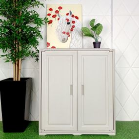 Пластикова тумба з полицею 82*41*93см SW-00001543