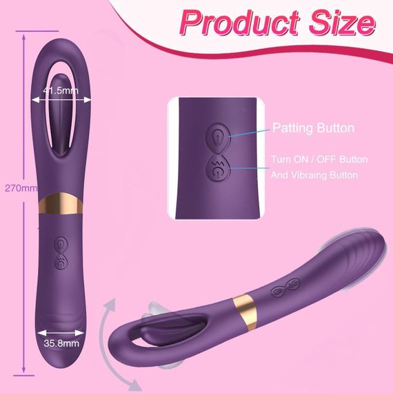 Вибратор G-точки - Flicking Dual G Spot Vibrator Sex Aura | Зображення 7