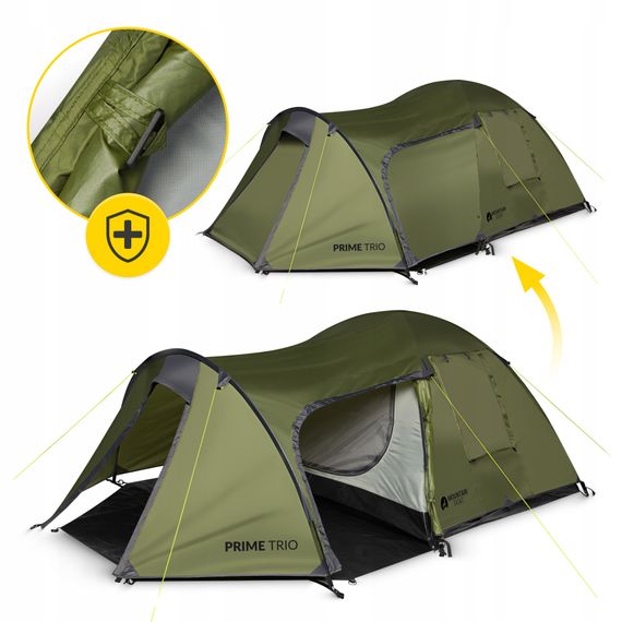 Намет туристичний Mountain Goat Prime Trio 3-місний Olive (P-5905973406574) | Зображення 5