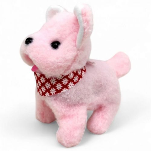 Уценка. Интерактивная игрушка "Собачка", розовая (15 см) не работает