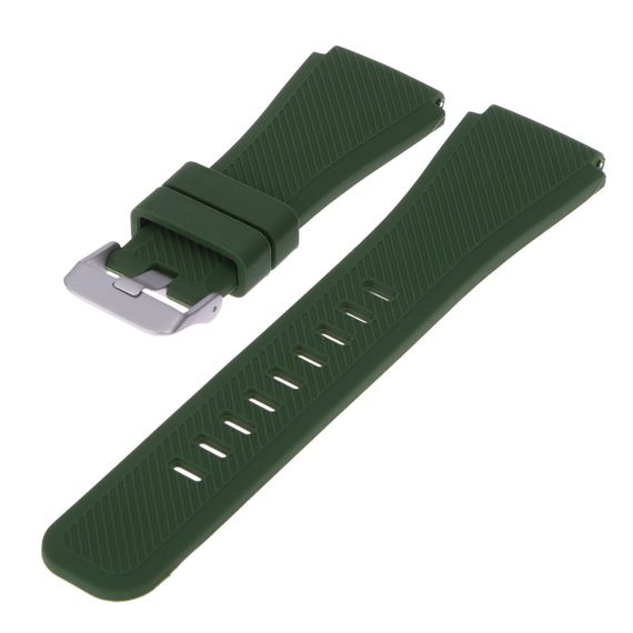 Силіконовий ремінець для годинника Samsung Galaxy Watch 46 mm SM-R800 - Army Green | Зображення 2
