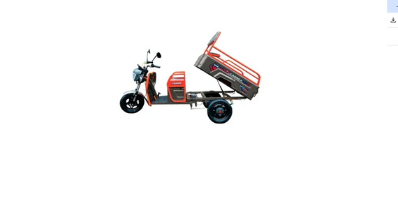 Электротрицикл Crosser CARGO 12 1000–1500W 60V 32Ah, самосвал, грузовой электроскутер до 300 кг | Зображення 8