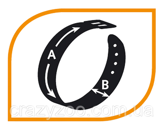 Нашийник для собак Ferplast Daytona C30/55 L нейлоновий червоний 3х47-55 см 75296022 | Зображення 1