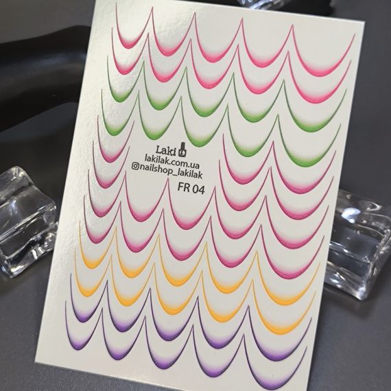 Слайдер для френча Mi FR04 на водяній основі (7x10см)