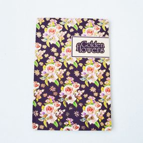 Блокнот 4Profi "Golden Flowers" purple 40 арк. формат A5 903603