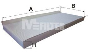 Фільтр салону BMW X5, LAND ROVER Range Rover III (вир-во M-Filter) MFILTER K9073 на BMW X5 (E53)
