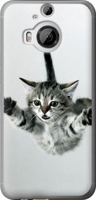 Чехол на HTC One M9 Plus Летящий котёнок "2322u-134-17620"
