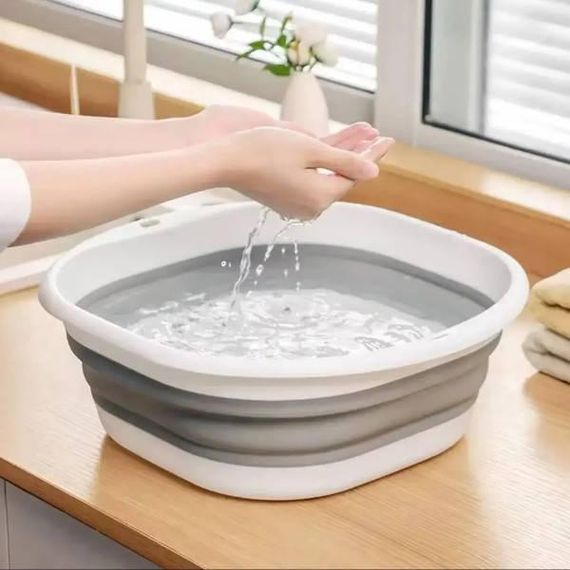 Тазик складаний 5л TZ02 Сірий