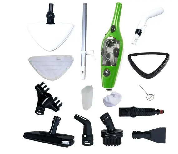 Универсальная паровая швабра 10в1 CleanFix Steam Power Mop 10X ручной пароочиститель-щетка для уборки | Зображення 4