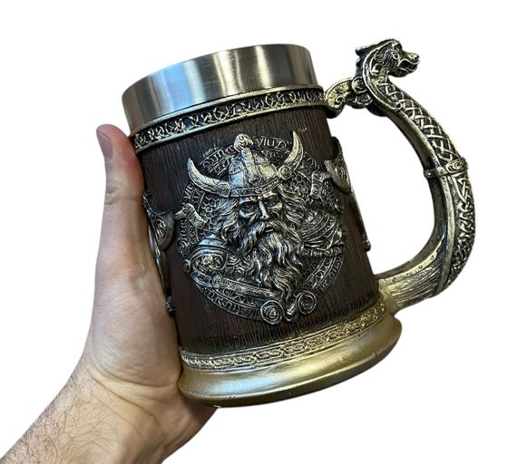 Чашка 3D Тор Рыцарь Драккар 500 мл | Зображення 4