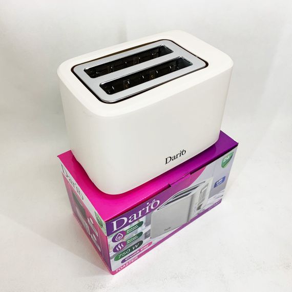 Электрический тостер на 2 отделения DARIO DT1007 750 Вт, Тостер хорошего качевства ZD-60 | Зображення 7