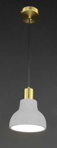 Люстра підвісна на 1 лампочку 27700 Латунь 25-180х15х15 см. | Зображення 4