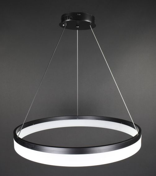 Люстра світлодіодна підвісна LED світильник для квартири на стелю лед 27848 Чорний 30-110х60х60 см.