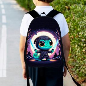 Рюкзак детский Рюкзак детский Дракончик Ниндзя 34х27 см,ранец  городской для мальчика (00542)