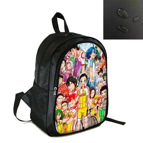 Рюкзак міський/шкільний 38×28см з принтом Аніме Боягузливий велосипедист/Yowamushi Pedal дитячий, підлітковий, чоловічий (4121)