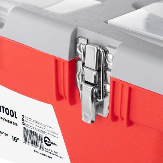 Комплект ящиків для інструменту з металевими замками 3 од. INTERTOOL BX-0503 | Зображення 5